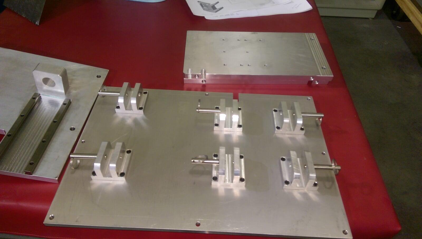 Build to print and assembly of a fixture for an aerospace application