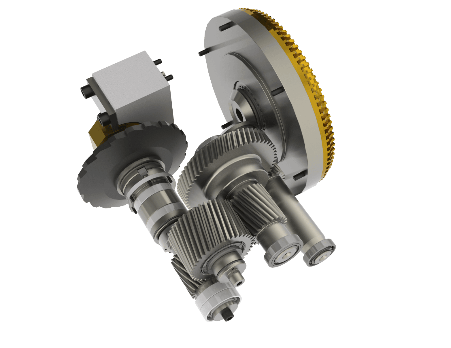 Machine Design and Gear train design and modeling