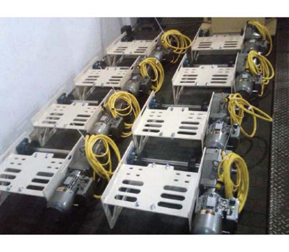 Chain drive assemblies for a power transmission application finish assembled and ready for delivery