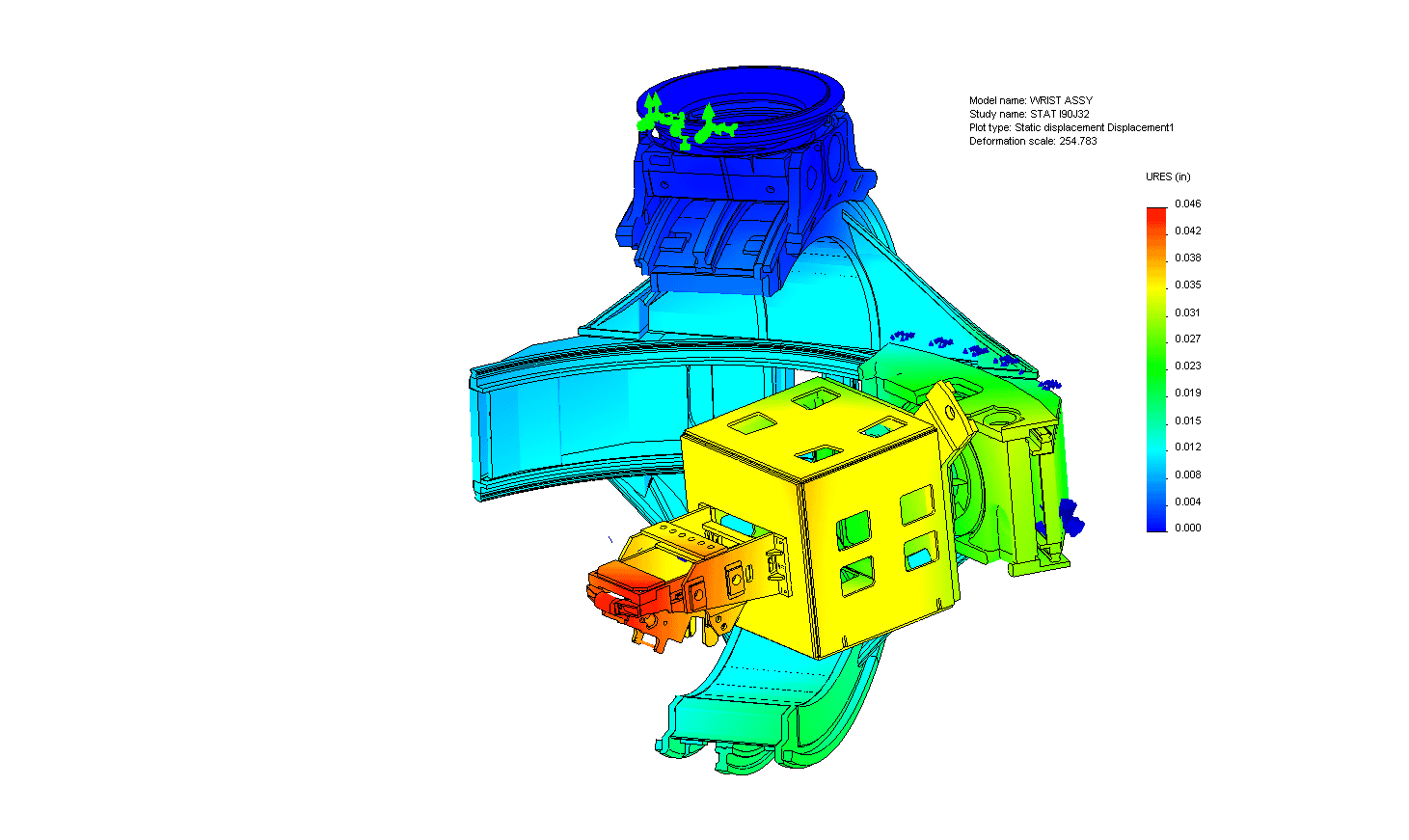 Finite Element Analysis of a Fiber Placement machine