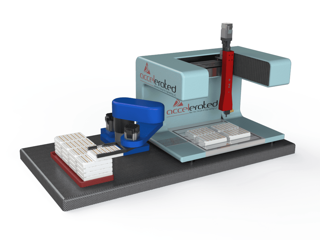 Design of custom robotics for microwell plate handling