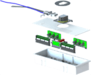 Electromechanical design for high power electronics