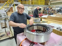 Galaxy Head torque motor and bearing built by craftsmen