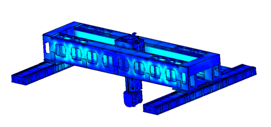 Finite Element Analysis of Galaxy Gantry