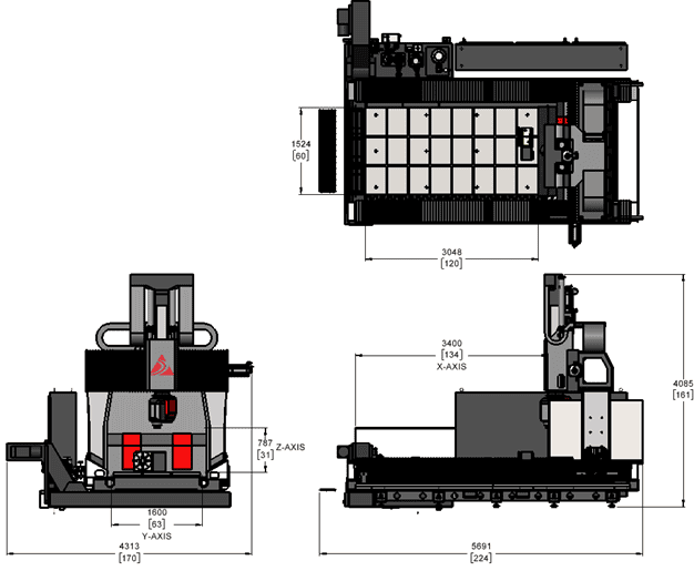 Dimension Drawing of MetalMax Lite